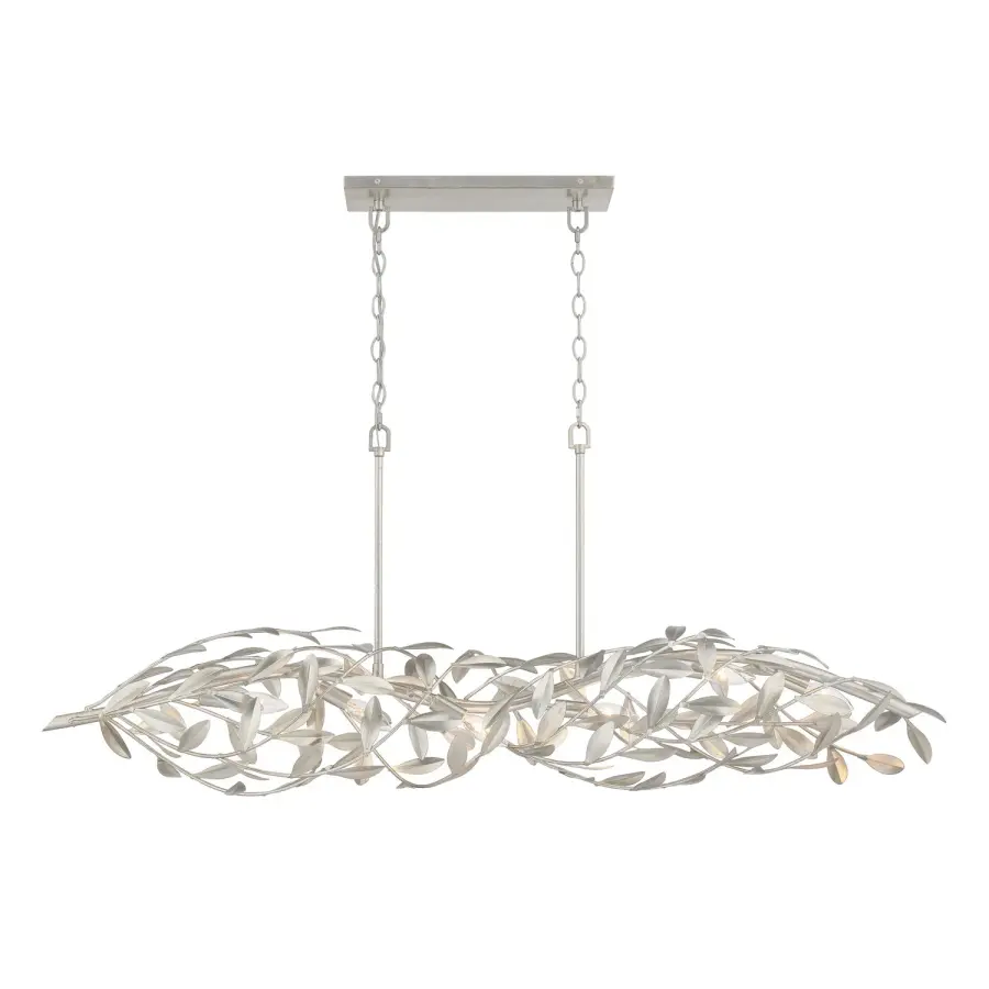 Broche 50.5" Linear Chandelier in Antique Gold - Image 19