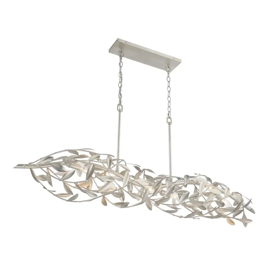 Broche 50.5" Linear Chandelier in Antique Gold - Image 20
