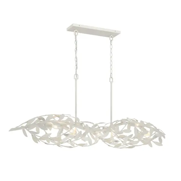 Broche 50.5" Linear Chandelier in Antique Gold - Image 9