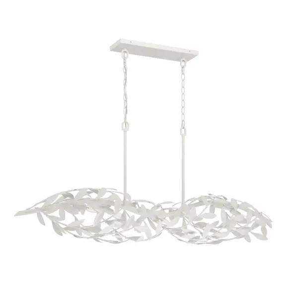 Broche 50.5" Linear Chandelier in Antique Gold - Image 10
