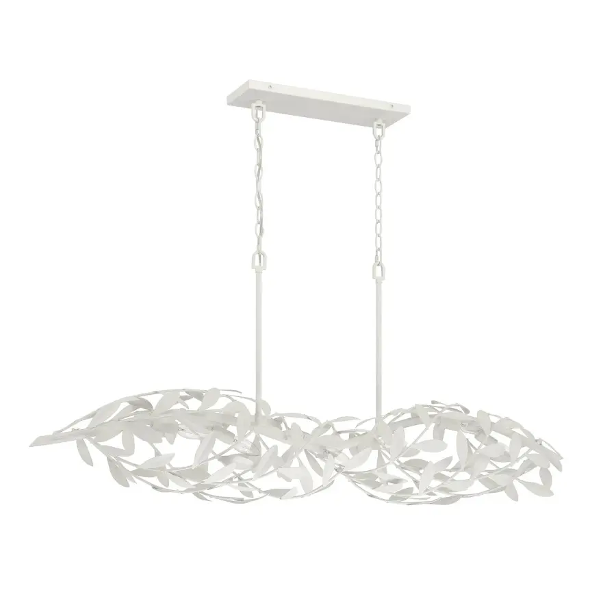 Broche 50.5" Linear Chandelier in Antique Gold - Image 10