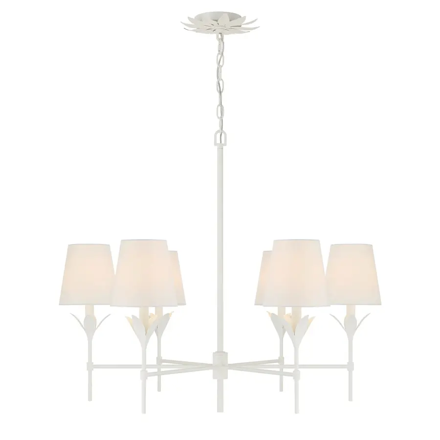 Broche 32" Chandelier in Antique Gold - Image 11