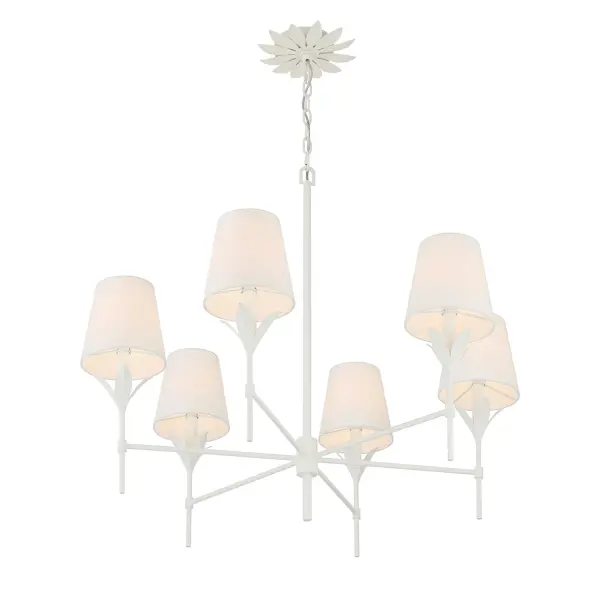 Broche 32" Chandelier in Antique Gold - Image 12