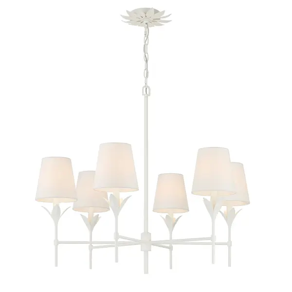 Broche 32" Chandelier in Antique Gold - Image 9