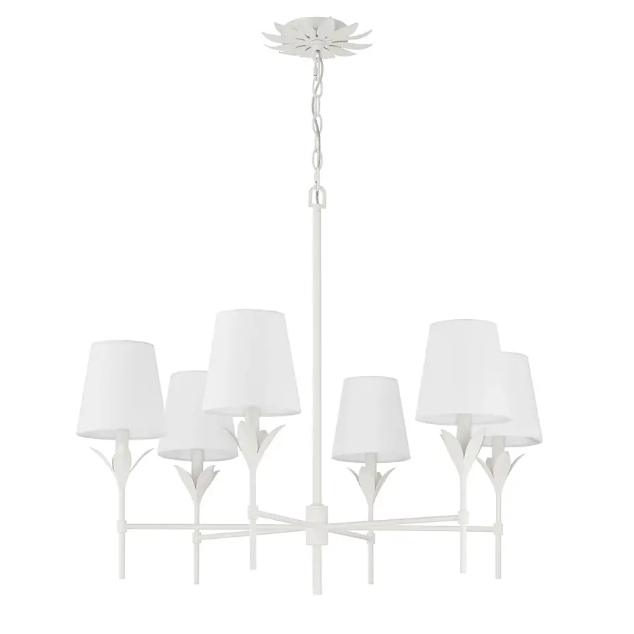 Broche 32" Chandelier in Antique Gold - Image 10