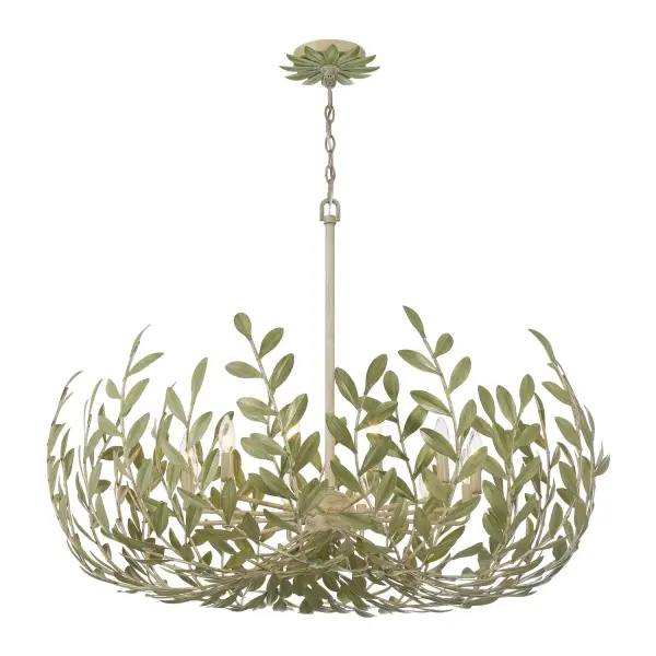 Broche 42" Chandelier in Champagne Green Tea - Image 26