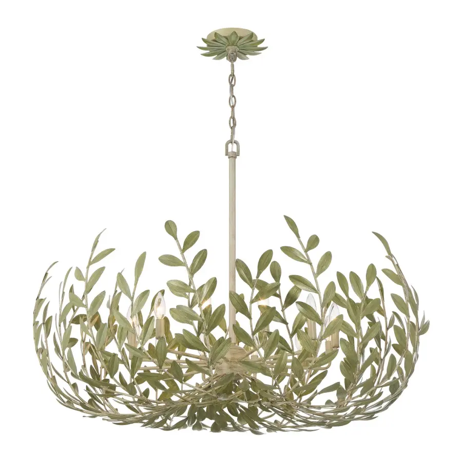 Broche 42" Chandelier in Champagne Green Tea - Image 26