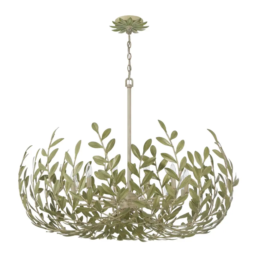 Broche 42" Chandelier in Champagne Green Tea - Image 27