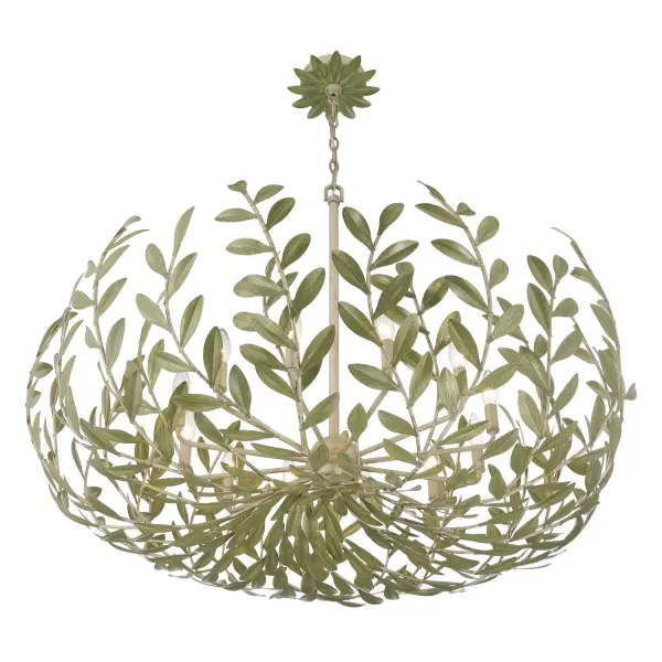 Broche 42" Chandelier in Champagne Green Tea - Image 29