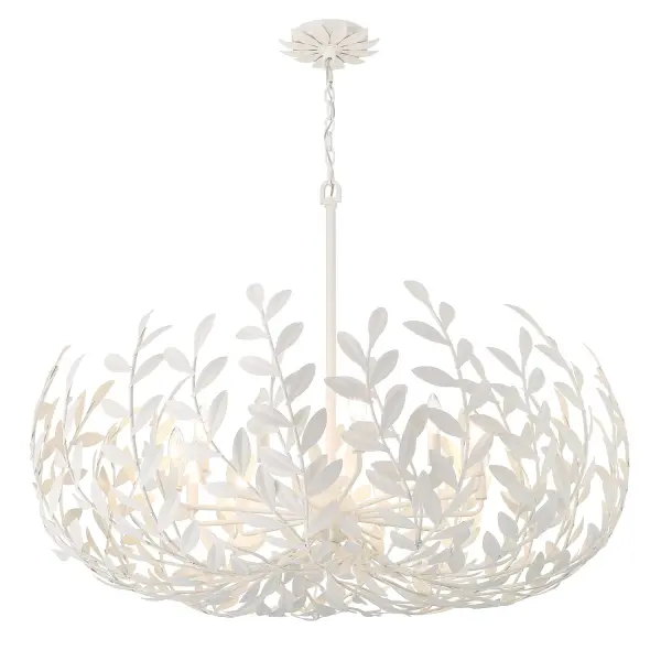 Broche 42" Chandelier in Champagne Green Tea - Image 9