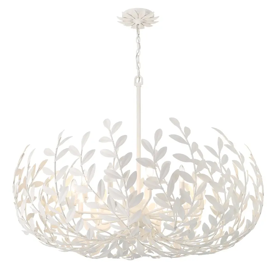 Broche 42" Chandelier in Champagne Green Tea - Image 9