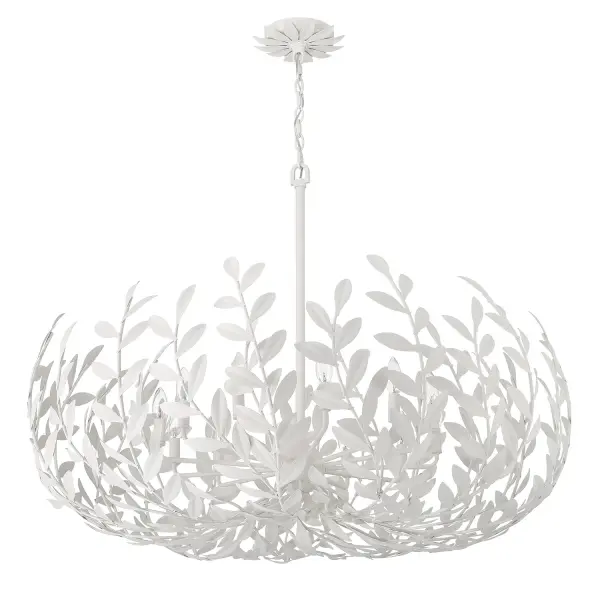 Broche 42" Chandelier in Champagne Green Tea - Image 10