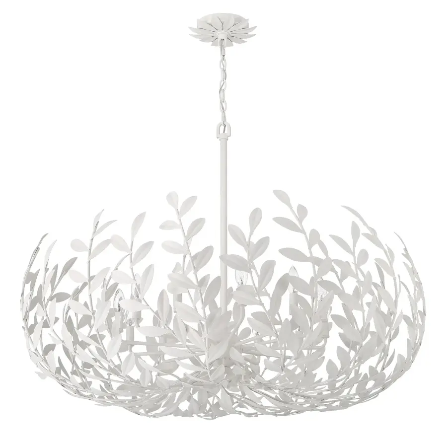 Broche 42" Chandelier in Champagne Green Tea - Image 10