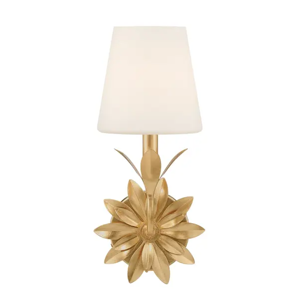 Broche 6.5" Antique Gold Sconce - Image 3