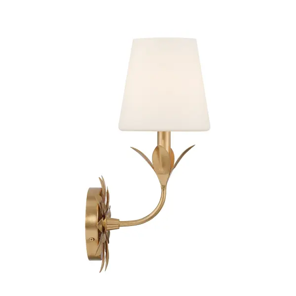 Broche 6.5" Antique Gold Sconce - Image 4