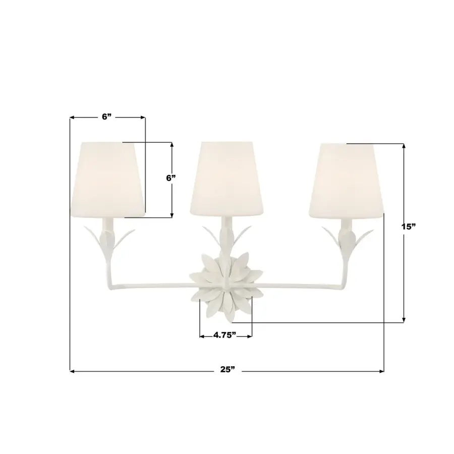 Broche 25" Bathroom Vanity Light - Image 17