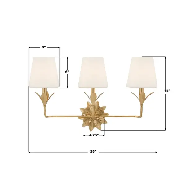 Broche 25" Bathroom Vanity Light - Image 8