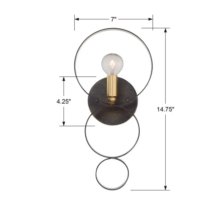 Luna 7" Sconce - Image 7
