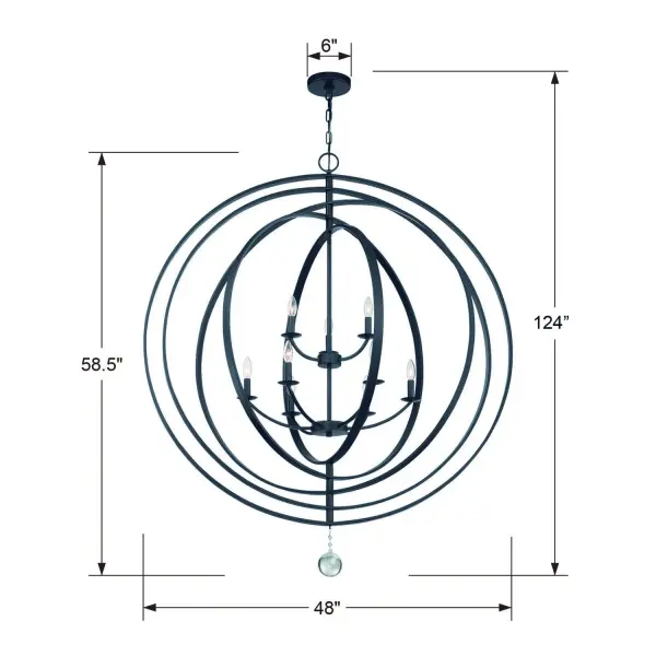 Luna 48" Chandelier - Image 9