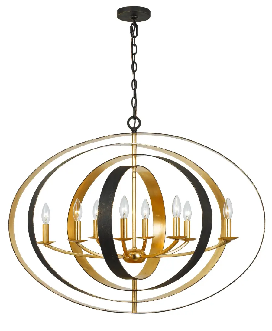 Luna 36" Oval Chandelier - Image 1