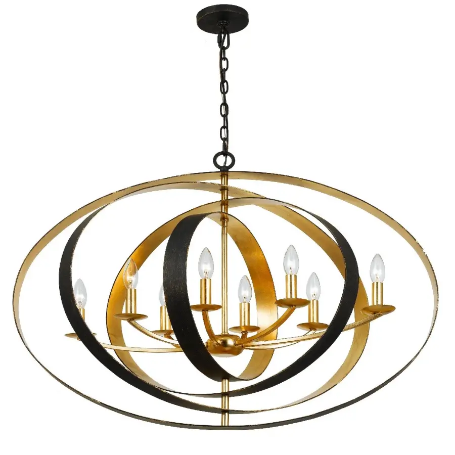 Luna 36" Oval Chandelier - Image 2
