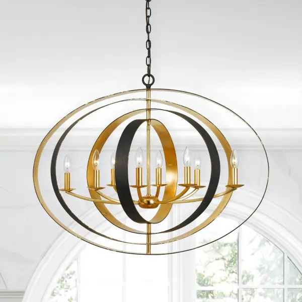 Luna 36" Oval Chandelier - Image 5