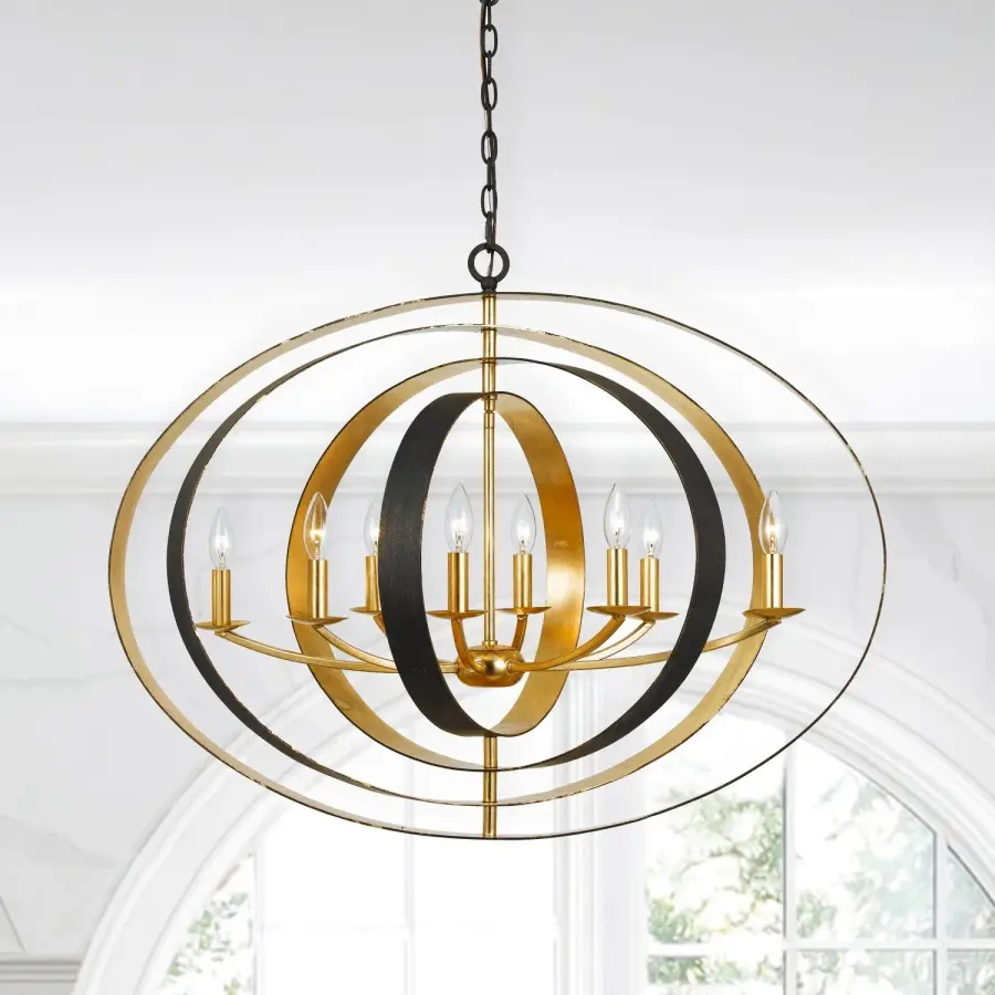 Luna 36" Oval Chandelier - Image 5