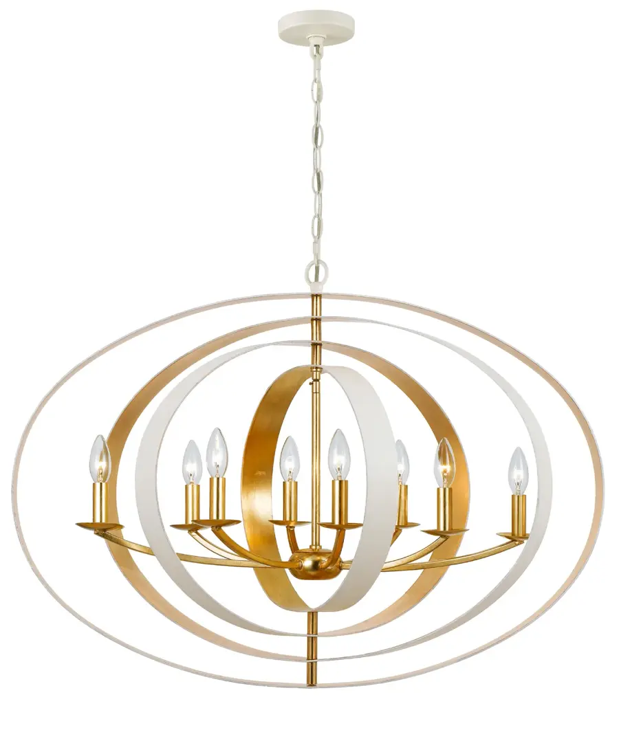 Luna 36" Oval Chandelier - Image 8
