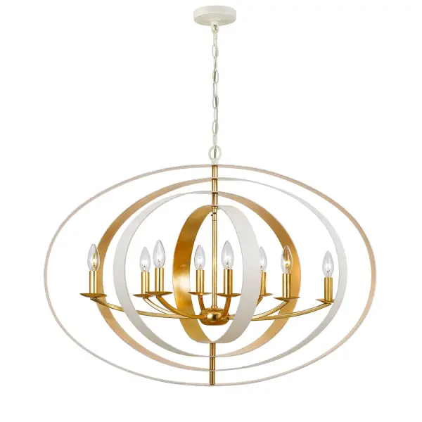 Luna 36" Oval Chandelier - Image 9