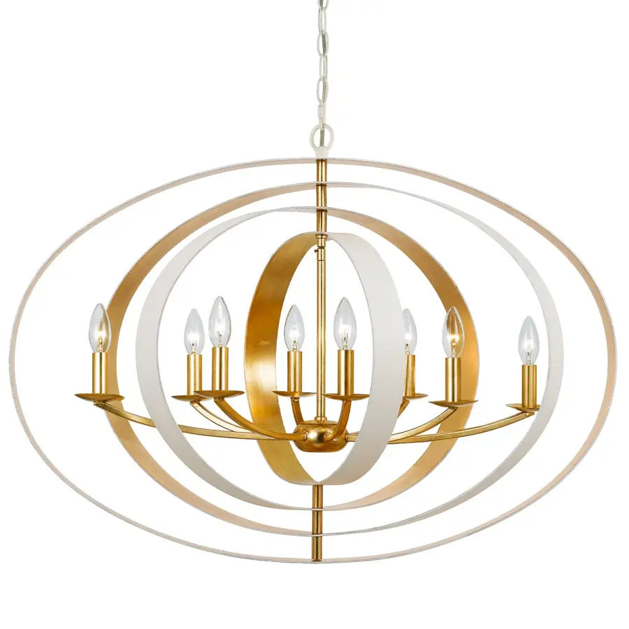 Luna 36" Oval Chandelier - Image 10
