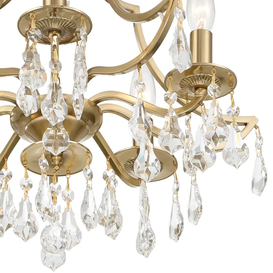 Cedar 18.5" Semi Flush Mount in Vibrant Gold - Image 11