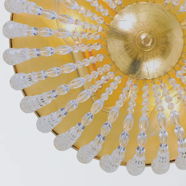 Rylee 12.5" Flush Mount in Antique Gold - Image 3