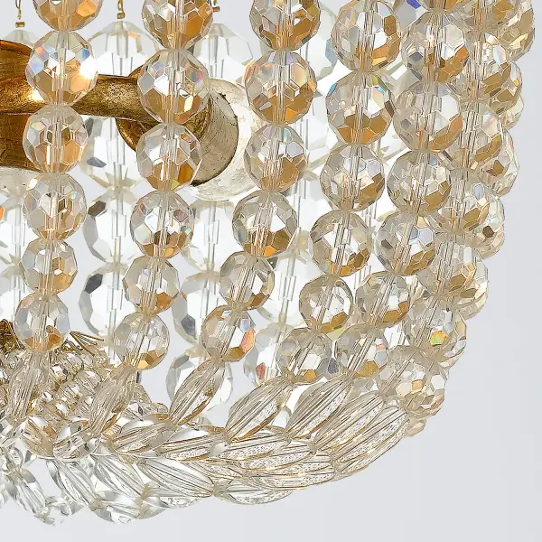 Rylee 12.5" Flush Mount in Antique Gold - Image 4