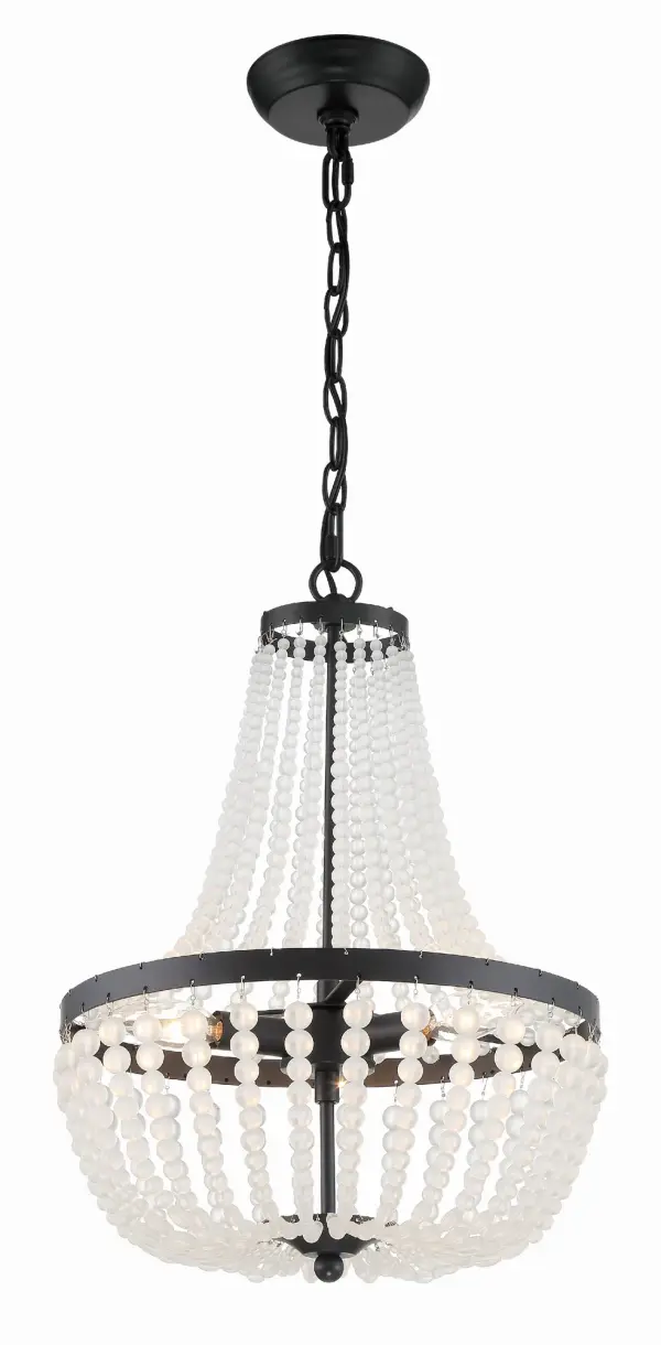 Rylee 14" Antique Gold Chandelier - Image 11