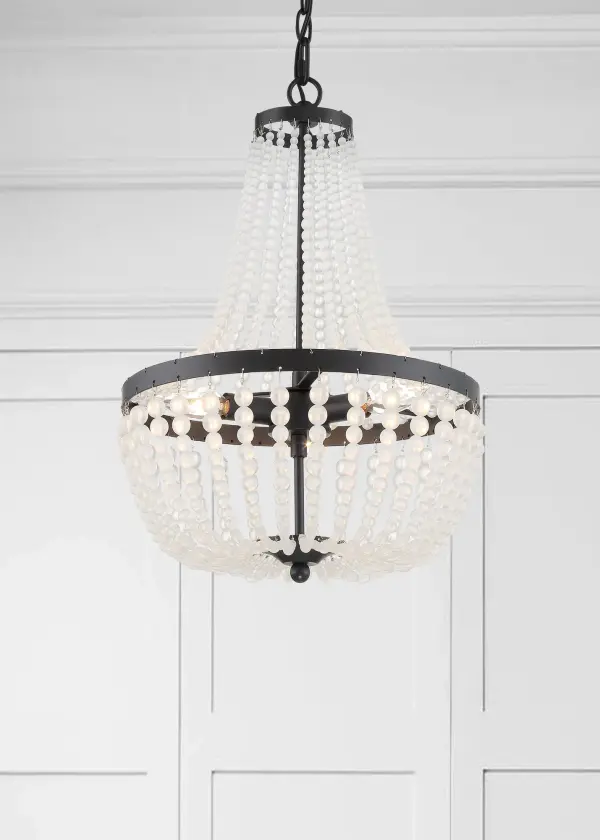 Rylee 14" Antique Gold Chandelier - Image 13