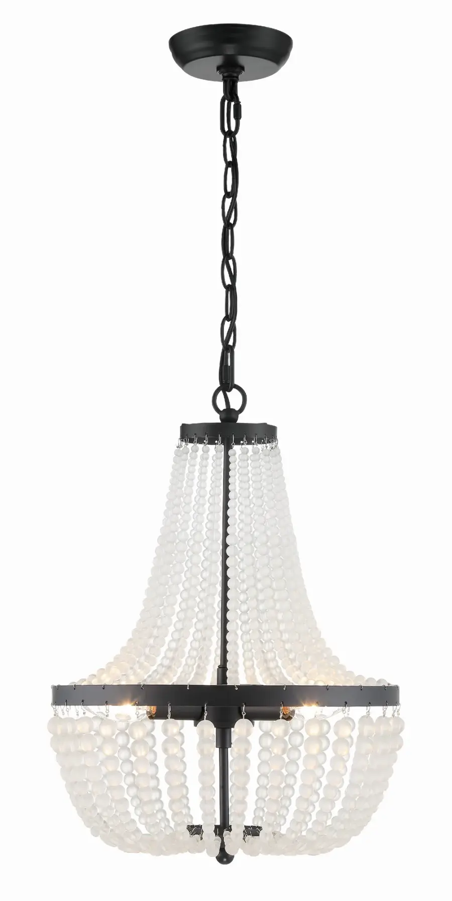 Rylee 14" Antique Gold Chandelier - Image 9