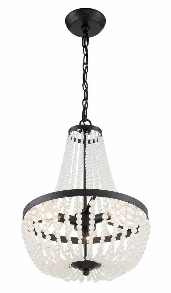 Rylee 14" Antique Gold Chandelier - Image 10