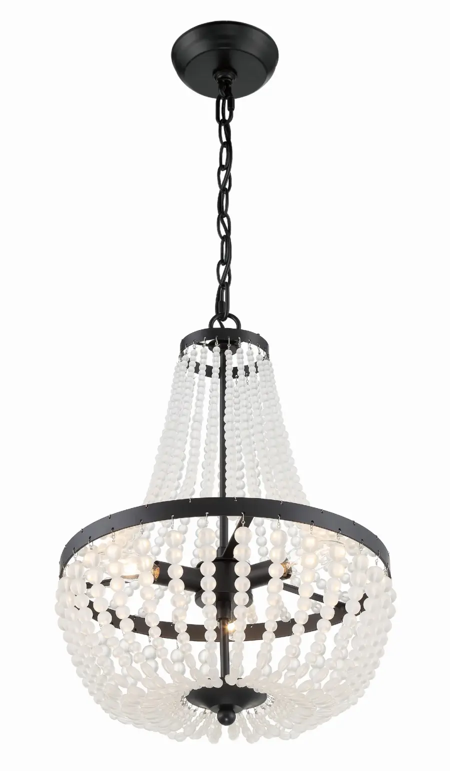 Rylee 14" Antique Gold Chandelier - Image 10