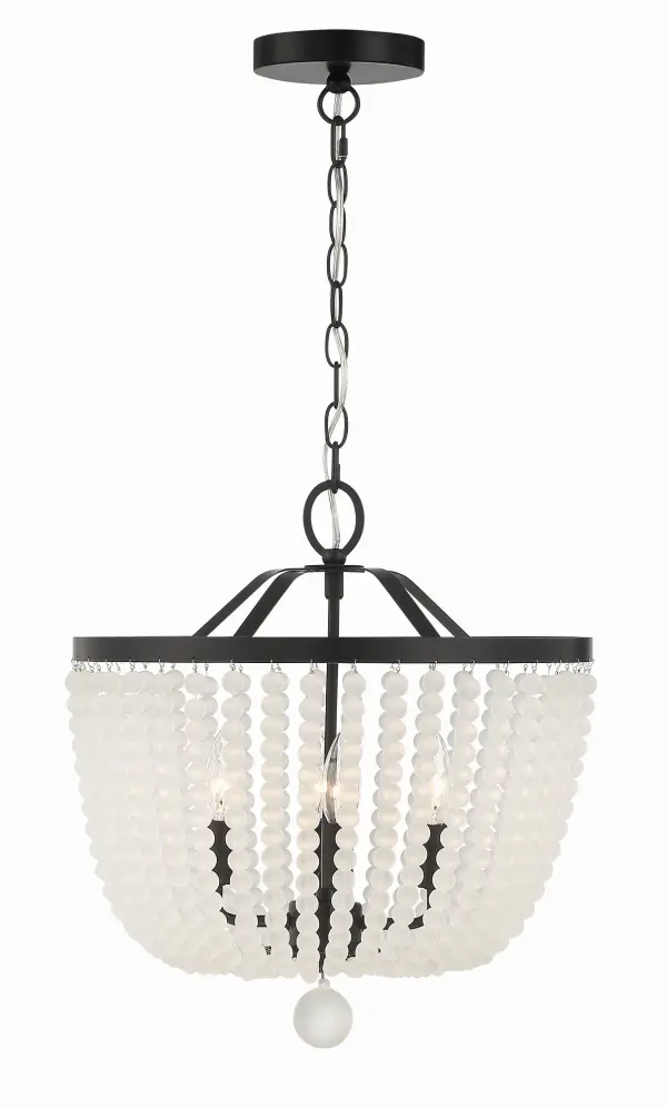 Rylee 16.5" Matte Black Chandelier - Image 18