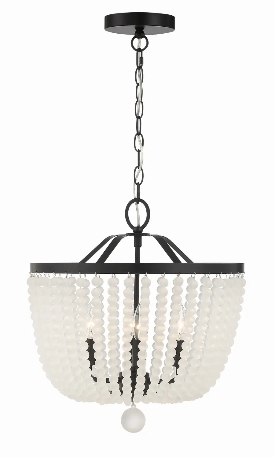 Rylee 16.5" Matte Black Chandelier - Image 18