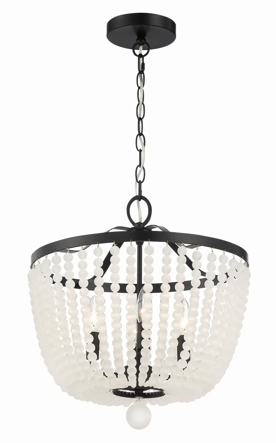 Rylee 16.5" Matte Black Chandelier - Image 19