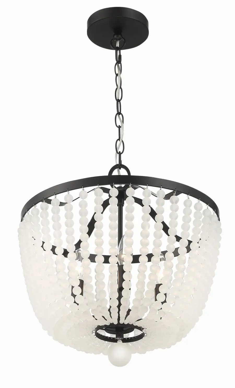 Rylee 16.5" Matte Black Chandelier - Image 20