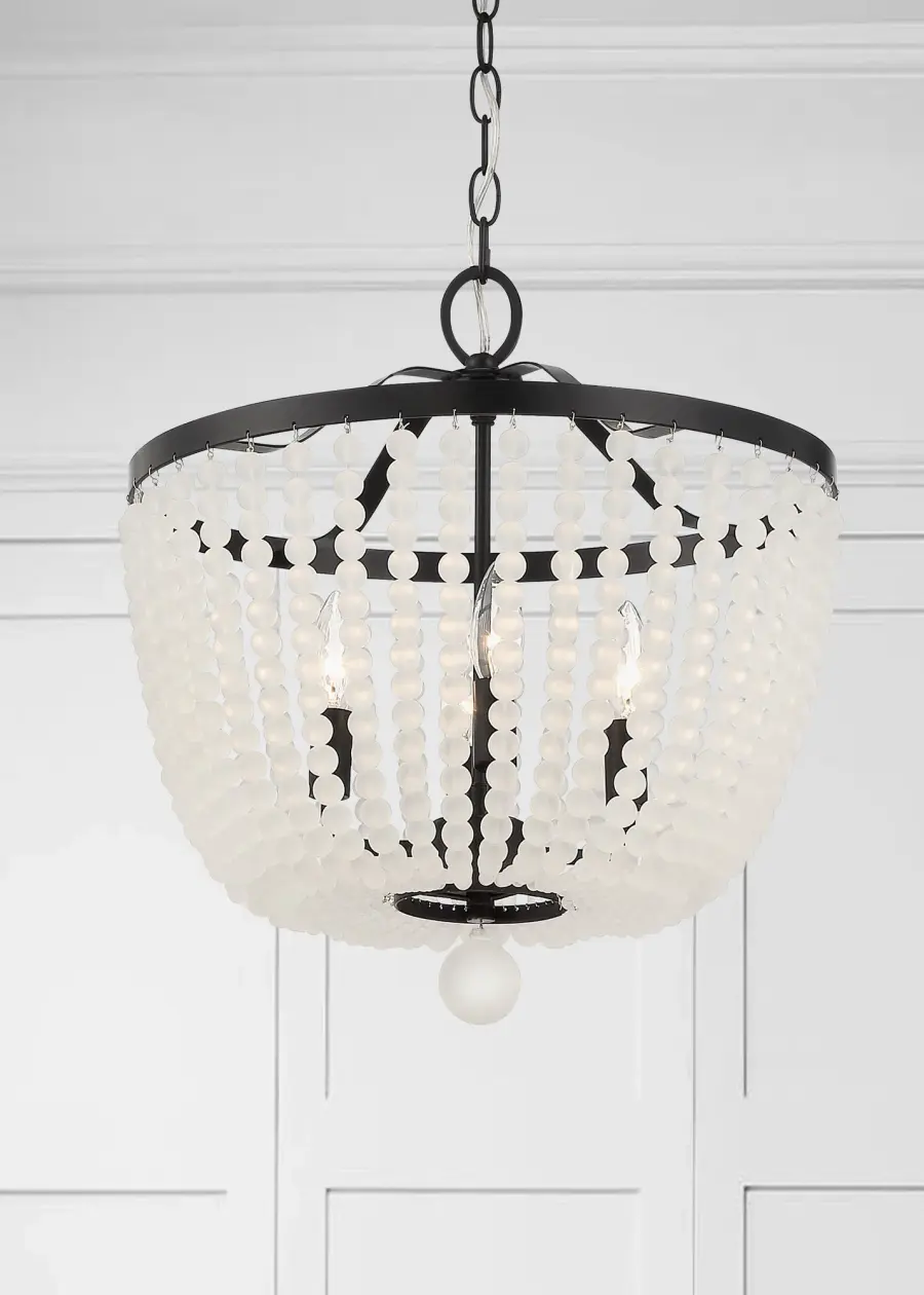 Rylee 16.5" Matte Black Chandelier - Image 22