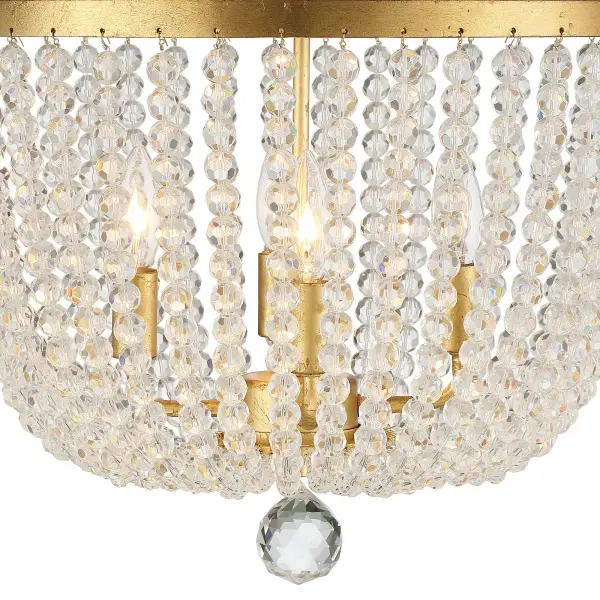 Rylee 16.5" Matte Black Chandelier - Image 5