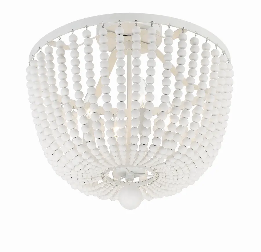 Rylee 16.5" Semi Flush Mount in Matte Black - Image 19