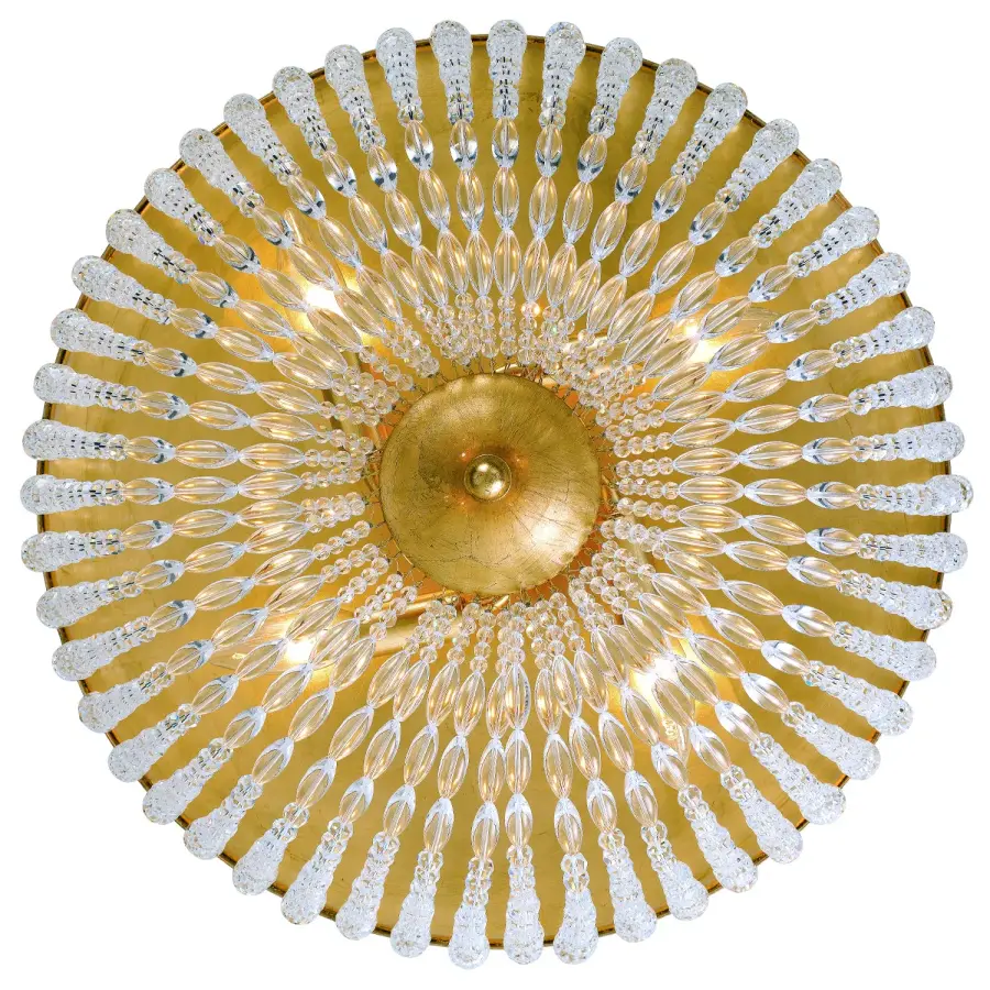 Rylee 18.5" Flush Mount in Antique Gold - Image 2
