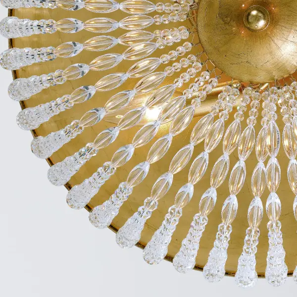 Rylee 18.5" Flush Mount in Antique Gold - Image 3