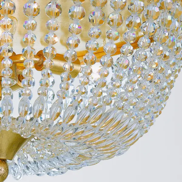 Rylee 18.5" Flush Mount in Antique Gold - Image 4