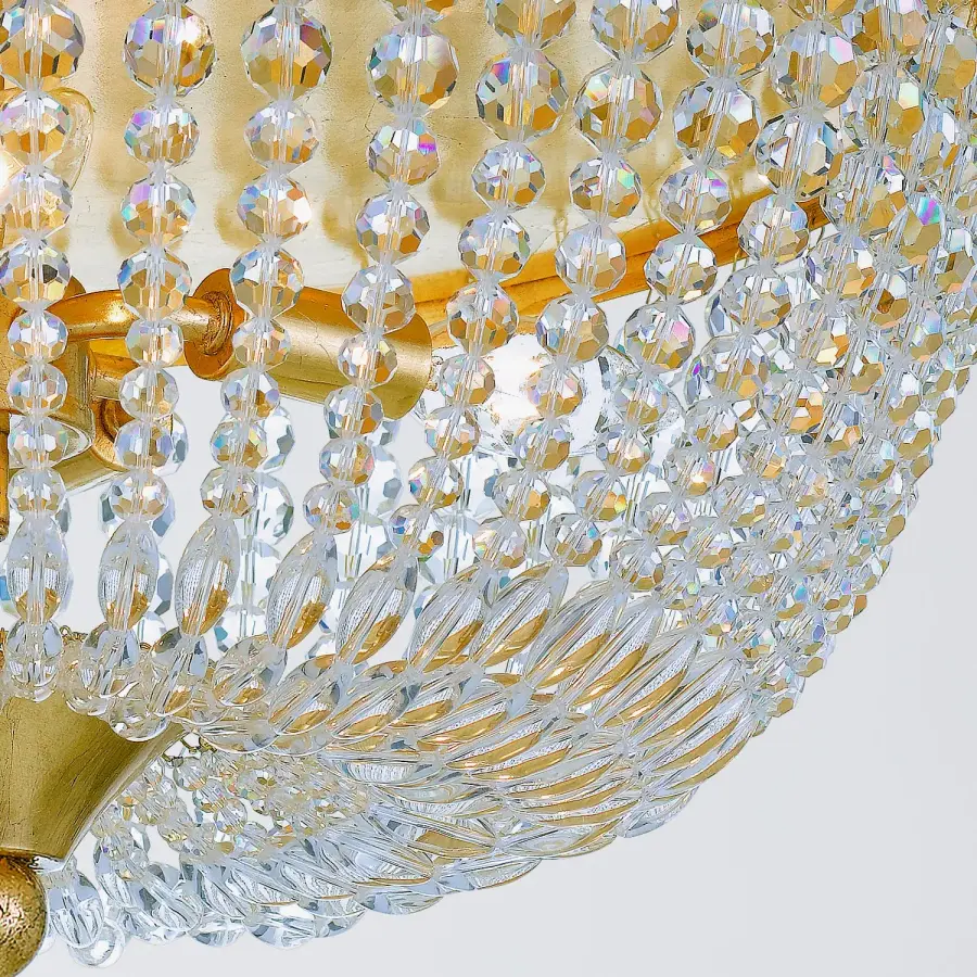 Rylee 18.5" Flush Mount in Antique Gold - Image 4