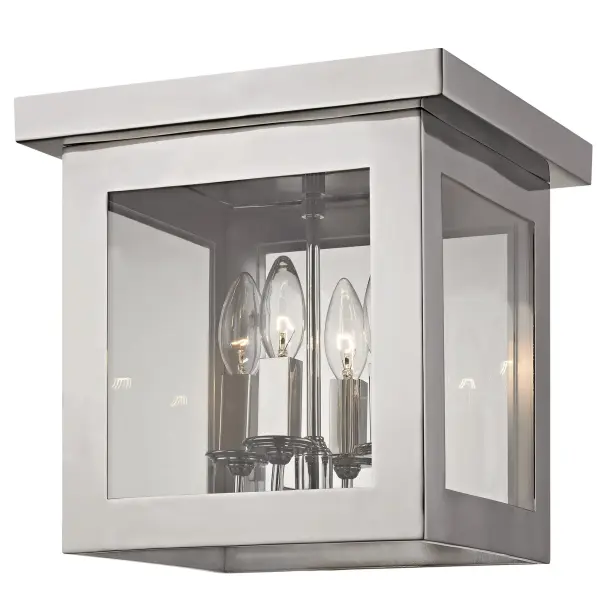 Hurley 11.75" Flush Mount in Polished Nickel - Image 1